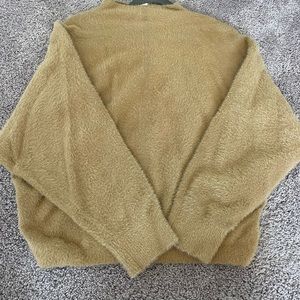 Long sleeve, fuzzy sweater